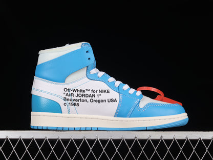 Air Jordan 1 High Off-White™ "UNC" | ג'ורדן 1 גבוהות