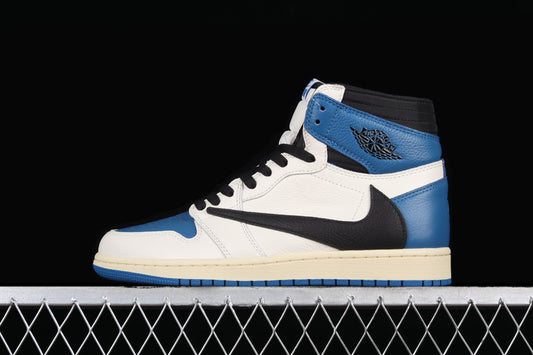 Air Jordan 1 High Retro Og Sp Travis Scott Fragment Military Blue | ‏ ‏ ג'ורדן 1 גבוהות